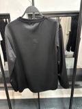 Le Long Sleeve satiné - Noir