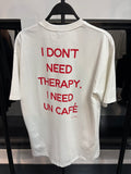 Le T-Shirt BUT FIRST COFFEE - Blanc