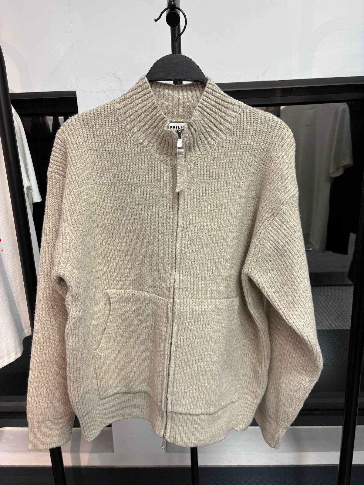 Le Gilet en maille - Beige