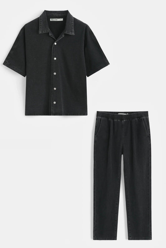 L’ensemble en jeans - Noir