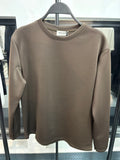Le Long Sleeve satiné - Marron